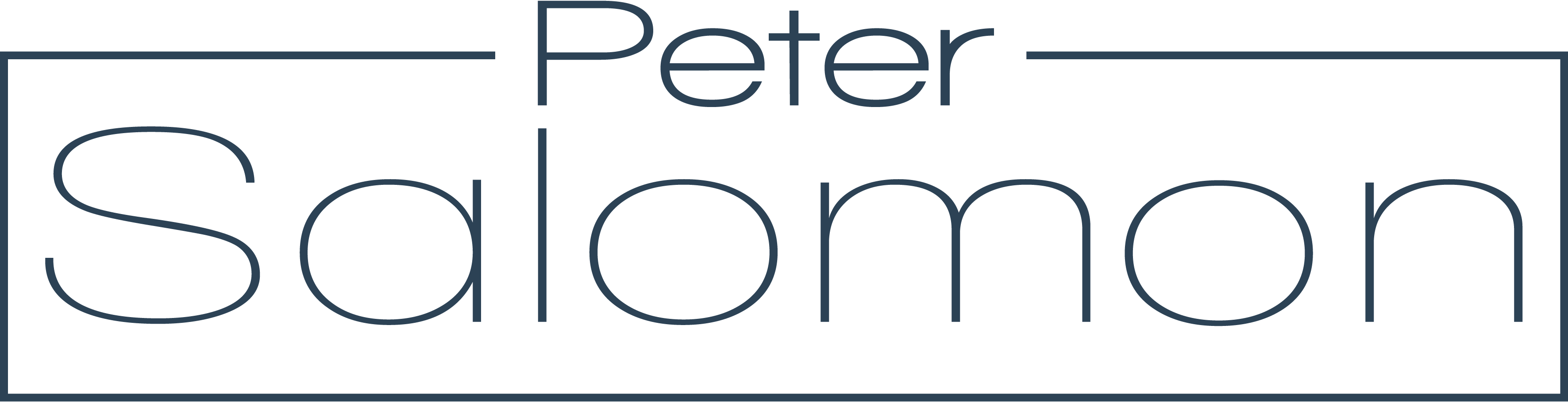 Peter Salomon - Logo-Schriftzug